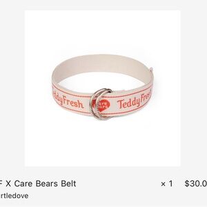 Teddy Fresh x Care Bears White and Red Belt